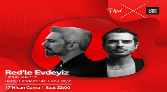 Salgın günlerinde Vodafone Red ve DasDas'tan sosyal medya sohbetleri