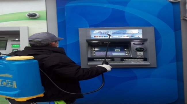Tepe Servis, salgınla mücadele için ATM’lere yönelik temizlik hizmetini iki katına çıkardı