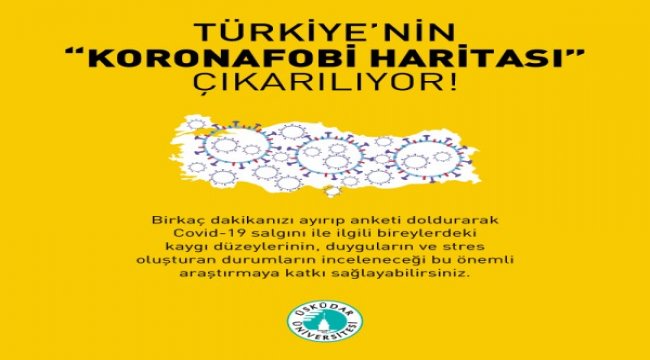 Türkiye’nin “Koronafobi Haritası” çıkarılıyor