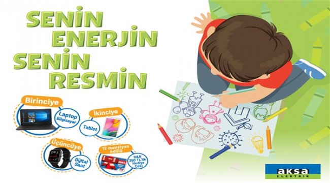 Aksa Elektrik’ten “Senin Enerjin Senin Resmin” resim yarışması