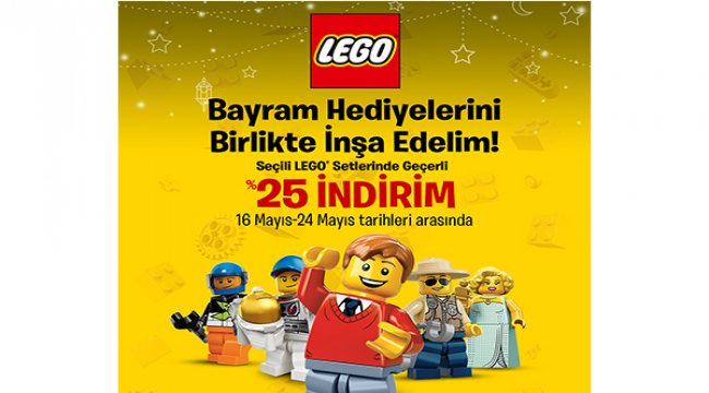 Bayram hediyenizi LEGO® ile inşa edin
