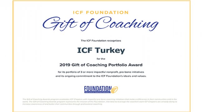 ICF Türkiye, “2019 Onur Ödülü” nün sahibi oldu