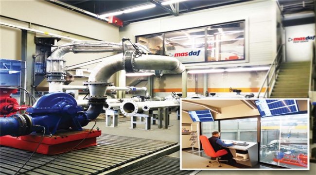 Masdaf’ın yüksek teknoloji “Pompa Test Standı” faaliyete geçti