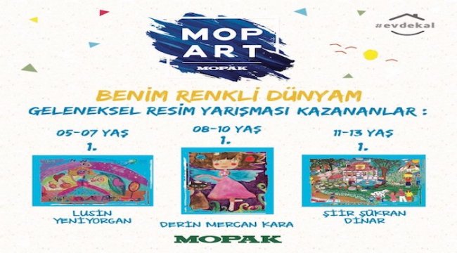 MOPART resim yarışmasının kazananları belli oldu
