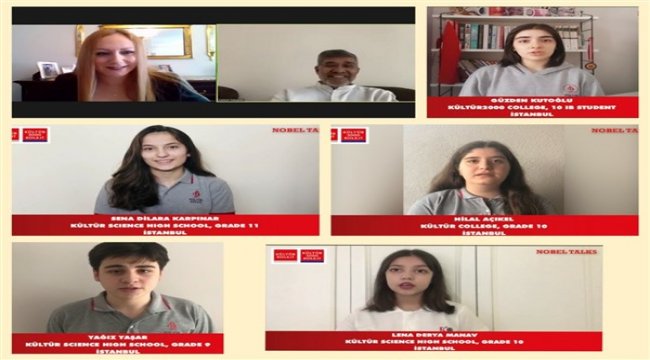 Nobel Barış Ödüllü bilim insanı öğrencilerle buluştu