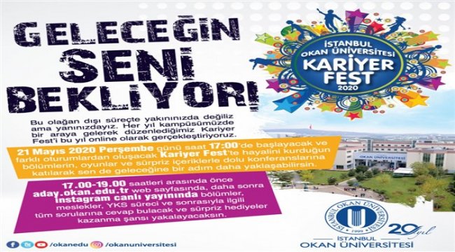 Online Kariyer Fest’te hayalindeki mesleği tanı