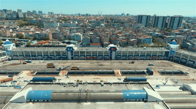 Otogarda yenileme çalışmaları sürüyor
