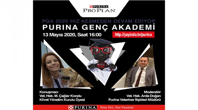 Purina Genç Akademi webinar serisiyle devam ediyor