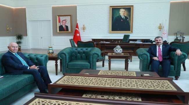 Sağlık Bakanı Koca, TFF Başkanı ile görüştü