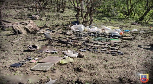 Şırnak'taki operasyonda silah ve mühimmat ele geçirildi
