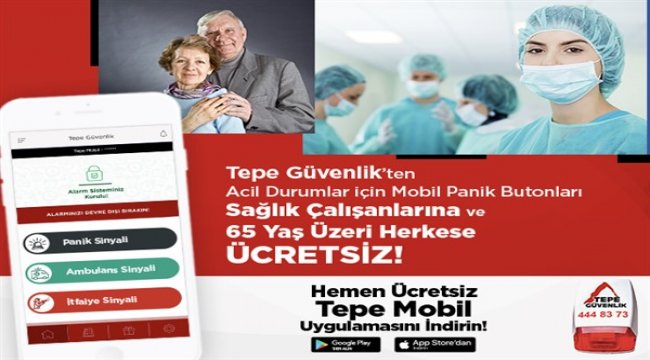 Tepe Güvenlik’ten 65 yaş üstü bireyler ve sağlık çalışanları için örnek uygulama