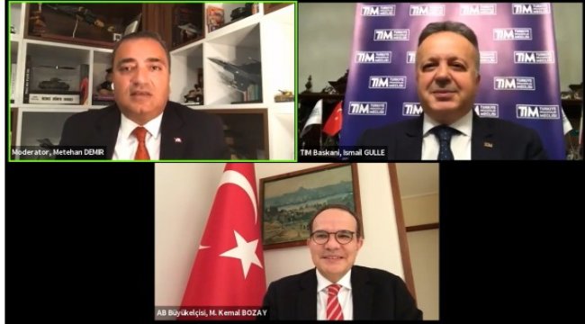 "TİM Export Talks'un" dördüncü konuğu Türkiye'nin AB daimi temsilcisi oldu 