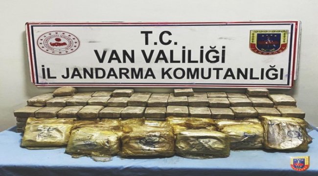 Van'da eroin operasyonu