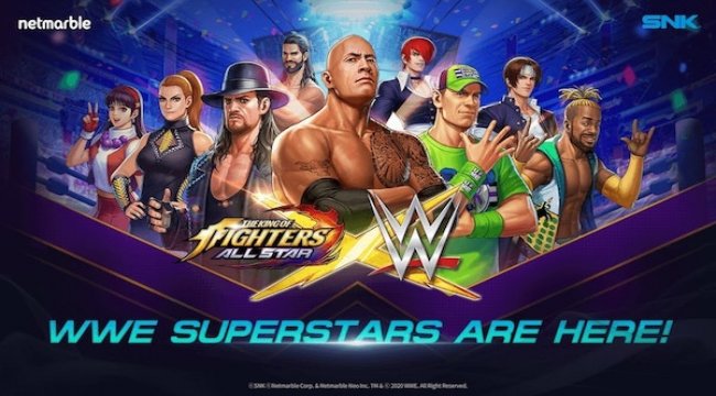 WWE SÜPERSTARLARI, THE KING OF FIGHTERS’A GELİYOR