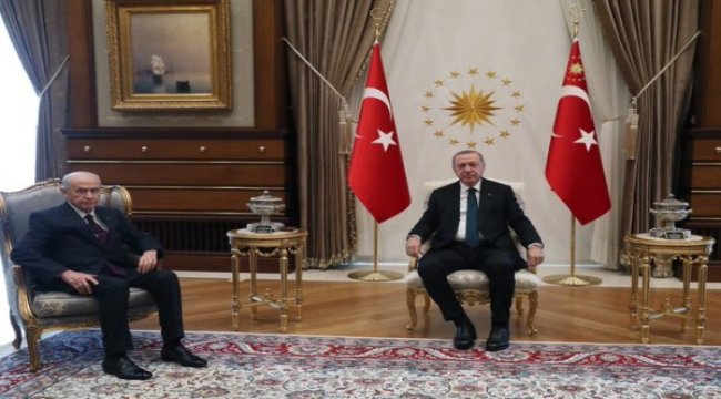Erdoğan, Bahçeli&#039;yi kabul etti