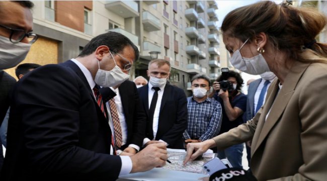 İmamoğlu'ndan yerinde dönüşüm incelemesi
