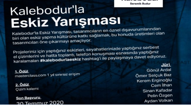 Kalebodur&#039;dan eskiz kültürünün gelişimine destek