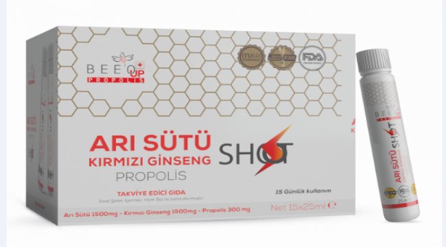 Propolis, arı sütü ve kırmızı ginseng ile zirvede hissedin