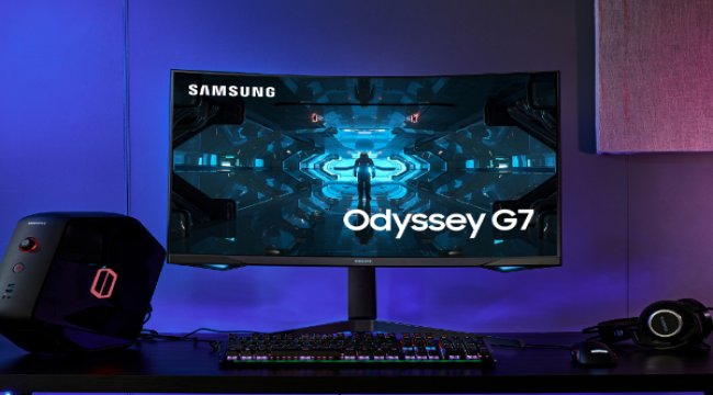 Samsung, kavisli Odyssey oyun monitörlerini piyasaya sürdü
