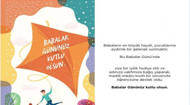Sosyal mesafe tanımayan babalar günü kutlama kartları