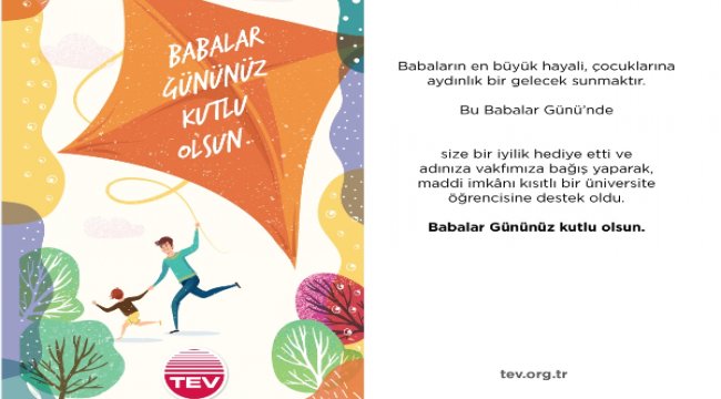 Sosyal mesafe tanımayan babalar günü kutlama kartları