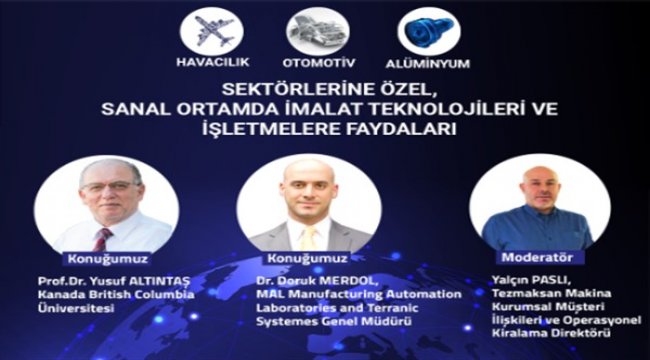 Türk imalat sektörü bu seminerde buluşacak