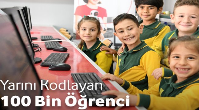 Yarını Kodlayanlar projesi 100 bini aşkın çocuğa ulaştı