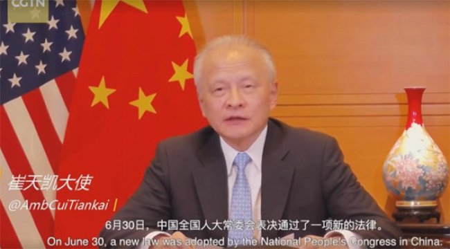 1'den 9'a Hong Kong! Çinli Büyükelçi tane tane açıkladı