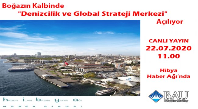 Boğazın Kalbinde Denizcilik ve Global Strateji Merkezi Açılıyor
