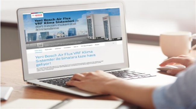 Bosch Air Flux VRF web sitesi yayında