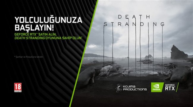 GeForce RTX satın alın ‘DEATH STRANDING’ oyununa sahip olun