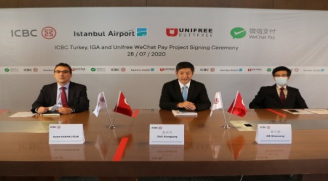 ICBC ile WeChat Pay Istanbul Havalimani’nda