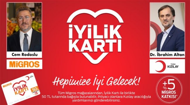 Migros ve Türk Kızılay’dan büyük iyilik hareketi