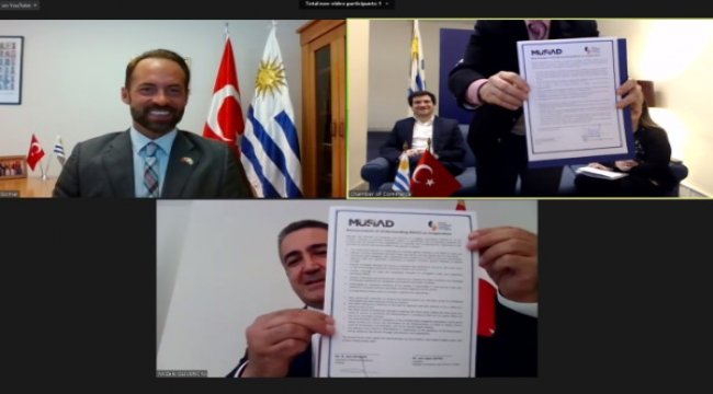 MÜSİAD ile Uruguay Ticaret ve Hizmet Odası Arasında İş Birliği Protokolü (MoU) İmzalandı