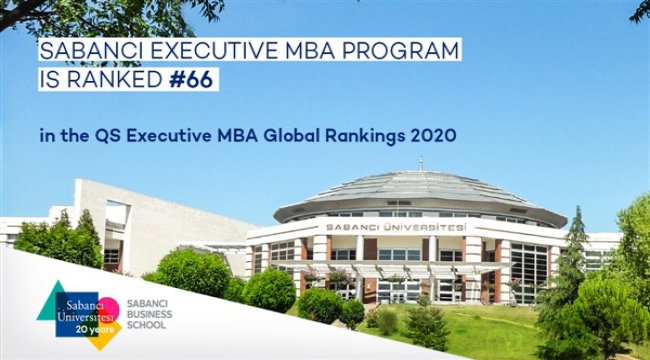 Sabancı Üniversitesi QS Executıve MBA sıralamasında Türkiye’den ilk 100’e giren tek üniversite