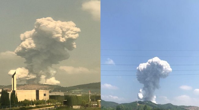 Sakarya'da havai fişek fabrikasında patlama