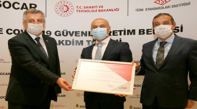 Socar Türkiye’nin güvenli üretimi TSE tarafından tescillendi