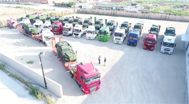 Türk zırhlı muharebe aracı HIZIR’lar Afrika yolunda
