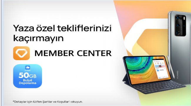 Yaz boyunca 50 GB Huawei Bulut Depolama, yeni abone olan tüm Huawei kullanıcılarına ücretsiz