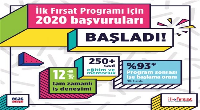 Yeni mezunlara ilk iş deneyimi sağlayan ilk fırsat programı’nın başvuruları 6 Temmuz’da başlıyor