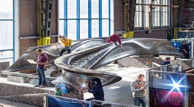 Dünyanın ilk 3D baskılı Metal Köprüsü’nün kaynak işlemlerinde Digiwave III imzası bulunuyor
