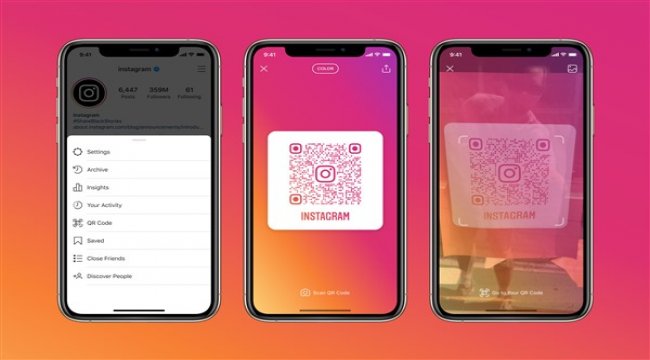 Instagram QR kod özelliğini hayata geçirdi