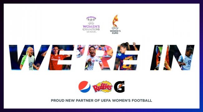 PepsıCo, UEFA Kadınlar Futbolu’nun resmi sponsoru