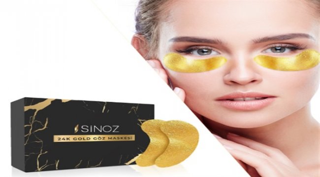 Sinoz 24K Altın Göz Maskesi ile zaman tersine dönüyor
