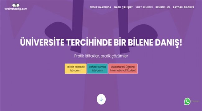 TGSP tercih rehberliği projesi