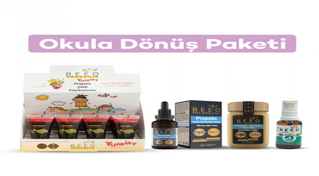 BEE'O Propolis, Okul Döneminin de Vazgeçilmezi