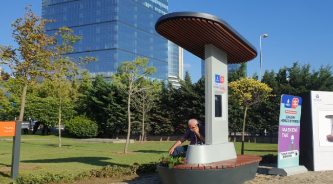 Deprem parkına özel kent mobilyaları