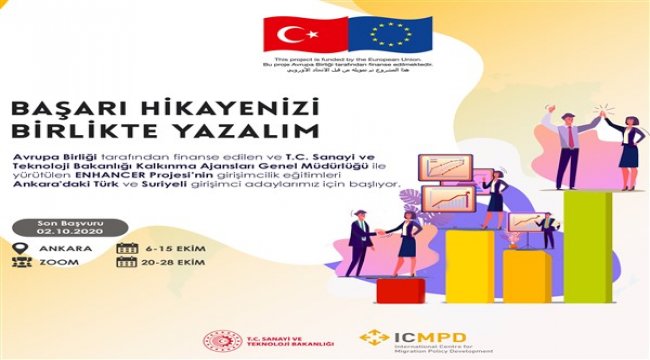 ENHANCER girişimcilik eğitimi başlıyor