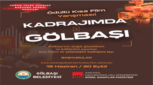 Gölbaşı kısa film ve foto safari yarışması tarihleri uzatıldı