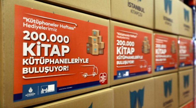 İBB, 2 Bin 317 kütüphaneye 200.000 kitabıntabın dağıtımına başladı